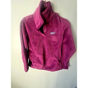 Patagonia Polartec Thermal Pro Fleece Purple Snap Pullover Women’s